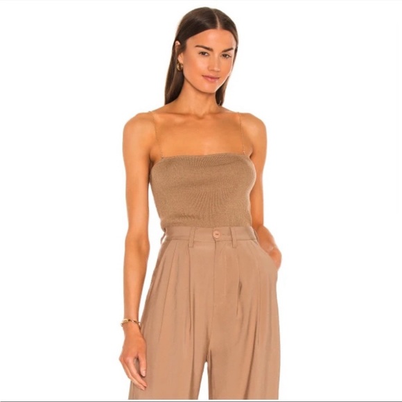 New Bubish Revolve Paloma knit sweater in Mocha Size Small - Picture 3 of 12